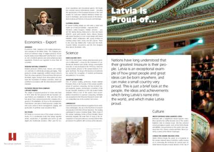 Music / Latvian National Opera / Elīna Garanča / Pēteris Vasks / Andris Nelsons / Vestards Šimkus / Brainstorm / Instrumenti / Latvia / Latvian culture / Europe / Music of Latvia
