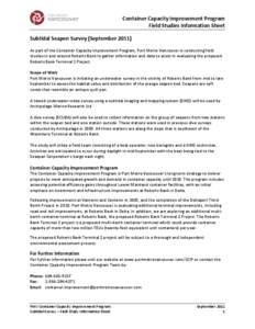 Economy of Vancouver / Roberts Bank Superport / British Columbia / Port Metro Vancouver / Provinces and territories of Canada / Containerization / Roberts Bank / Port of Vancouver / Container terminals / Delta /  British Columbia / Transport