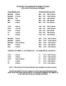 Microsoft Word - Final Exam schedules[removed]for web.doc