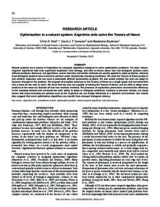 50 The Journal of Experimental Biology 214, 50-58 © 2011. Published by The Company of Biologists Ltd doi:[removed]jeb[removed]RESEARCH ARTICLE