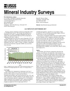 Aluminum in September  2017
