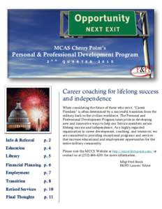 MCAS Cherry Point’s  Personal & Professional Development Program 3  R