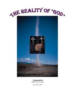 Microsoft Word - Draft4 The Reality of God.doc