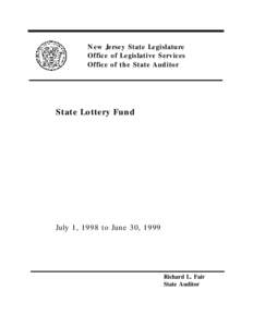 Commerce Bancorp / Donald DiFrancesco / Jack Collins / Paul DiGaetano / Richard Codey / State auditor / New Jersey / State governments of the United States / New Jersey Legislature