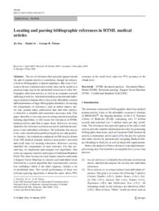 Information / Information retrieval / Compiler construction / Parsing / Conditional random field / Algorithm / Search engine indexing / BLAST / Support vector machine / Science / Information science / Theoretical computer science