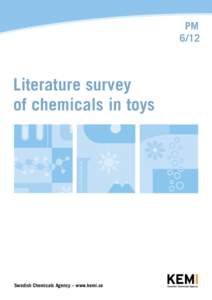 PM 6/12 Literature survey of chemicals in toys