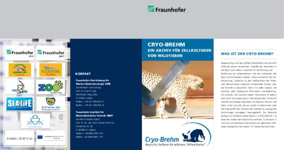 Cryo-Brehm - EIn Archiv für Zellkulturen von Wildtieren