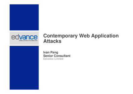 Microsoft PowerPoint - 3. ContempareWebApplicationAttacks.ppt