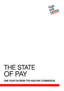 THE NEW CLOSED SHOP: WHO’S DECIDING THE  STATE   ON PAY? OF  PAY  
