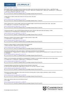 ANIMAL, VOLUME 5 - ISSUE 02 Microsatellite mapping of quantitative trait loci affecting meat quality, stress hormones and production traits in Duroc × Large White F2 pigs M. P. Sanchez and N. Iannuccelli and B. Basso an