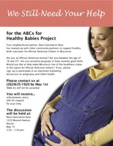 Healthy Babies ABC Flyers Racine 2.indd