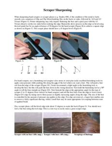 Sharpening / Lithics / Scraper / Card scraper / Hand scraper / Burr / Plane / Technology / Woodworking / Manufacturing