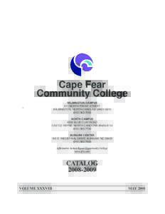 College of Central Florida / North Carolina State University / Halifax Community College / Davidson County Community College / North Carolina / North Carolina Community College System / Cape Fear Community College