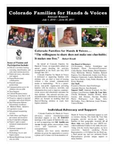 Colorado School for the Deaf and Blind / Deaf culture / Education in the United States