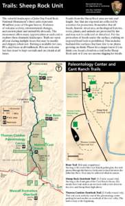 John Day Fossil Beds National Monument / Paleontology / Paleontology in Oregon / James Cant Ranch Historic District