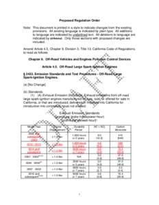 LSI 2008 Proposed Regulation Order