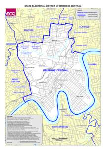 STATE ELECTORAL DISTRICT OF BRISBANE CENTRAL GORDON PARK GORDON PARK GORDON PARK