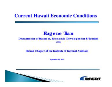 Microsoft PowerPoint - IIA Hawaii[removed]Tian.pptx