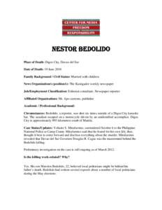 Microsoft Word - Nestor Bedolido