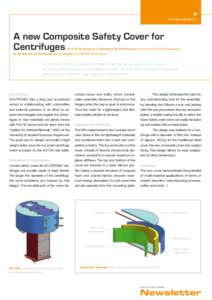 5  Innovation A new Composite Safety Cover for Centrifuges