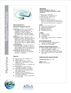 Video / Computer display standards / Video Graphics Array / SCART / Audio and video connector / Television technology / RGB color model / S-Video / Computer hardware / Electronic engineering / Video signal