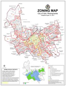 PROPERTY LINE INDUSTRIAL PARK Manchester Township  ZONING MAP