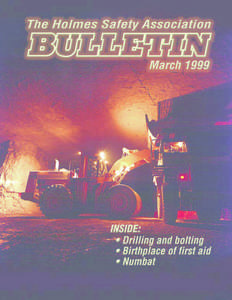 HSA Bulletin March[removed]contents: contents: DRILLING AND BOLTING: Stable mates .............................................................. 3