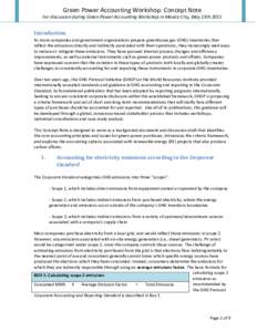 Renewable Energy Certificate / Carbon offset / Emission intensity / Greenhouse gas / Carbon neutral building / Low-carbon building / Carbon finance / Environment / Air pollution