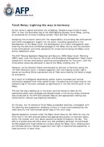 Microsoft Word - Torch Relay_Lighting the way to harmony.doc