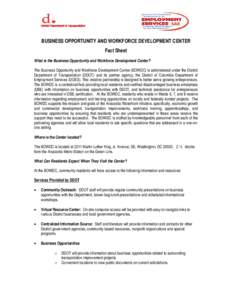 Microsoft Word - Business Opportunity and Workforce Dev Centerfinal.doc