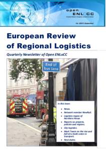 European Review of Regional LogisticsVolSeptember)  European Review