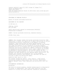 Honduras 2004 Designated List Federal Register Notice  [Federal Register: March 16, 2004 (Volume 69, Number[removed]Rules and Regulations] [Page[removed]From the Federal Register Online via GPO Access [wais.access.gpo