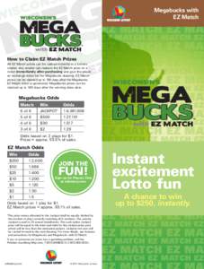 Lottery / United States / Economy of Wisconsin / Wisconsin Lottery / Oregon Lottery