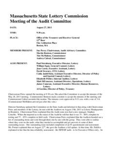 Microsoft Word - Audit Advisory Committee Minutes[removed]docx