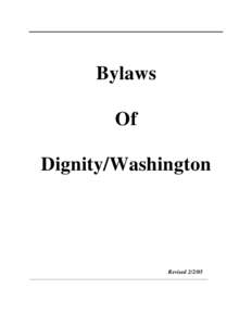 Microsoft Word - Dignity_bylaws_02022005.doc