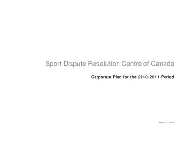 Sport Dispute Resolution Centre of Canada