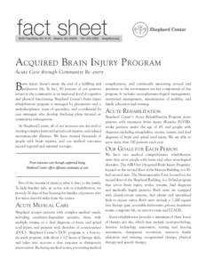 Shepherd Center / Spinal cord injury / Magee Rehabilitation Hospital / Rancho Los Amigos National Rehabilitation Center / Medicine / Occupational therapy / Rehabilitation medicine