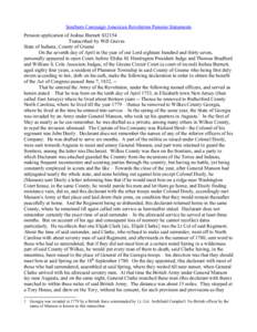 John Dooly / Tennessee / Elijah Clarke / Nathanael Greene / Battle of Cowpens / Daniel Morgan / Griffith Rutherford / Battle of Kings Mountain / John Sevier / South Carolina in the American Revolution / Military personnel / United States