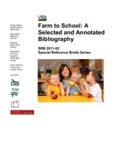 Farm to School Draft Bibliography