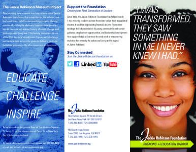 Baseball / Jackie Robinson / Jackie Robinson Foundation