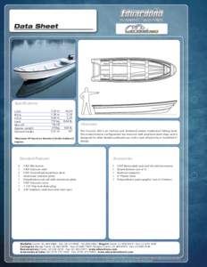 Specifications L.O.A. B.O.A. H.O.A. Load Max. HP