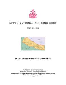 NEPAL NATIONAL BUILDING CODE