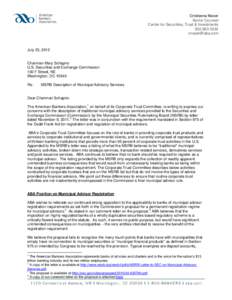 Microsoft Word - SEC Municipal Advisor CTC Letter re MSRB Description of FA Activities CL.doc
