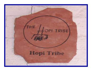 Hopi Tribe - Utility-Scale Wind Project and Sustainability Program