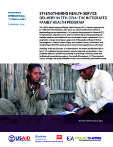 PATHFINDER INTERNATIONAL TECHNICAL BRIEF September 2014