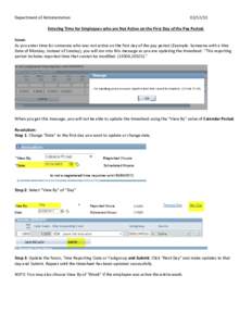 Microsoft Word - Entering Time for employees who are not active the entire pay period.docx