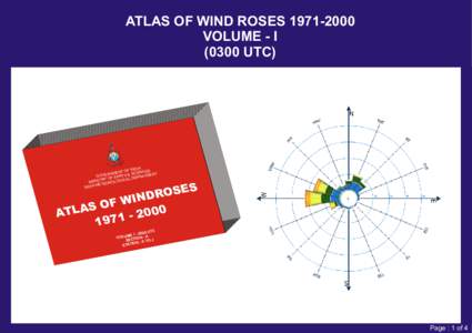 ATLAS OF WIND ROSES[removed]VOLUME - I[removed]UTC) DIA ES
