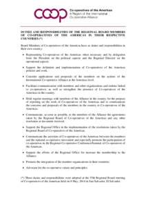 PROPUESTA DE LAS FUNCIONES Y RESPONSABILIDADES EN SUS RESPECTIVOS PAISES DE LOS (AS) DE LOS DELEGADOS(AS) ANTE EL CONSEJO CONS