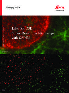 Biology / Microscopes / Fluorescence / Dyes / Luminescence / Super resolution microscopy / Fluorophore / Fluorescence microscope / Fluorescence loss in photobleaching / Chemistry / Microscopy / Science