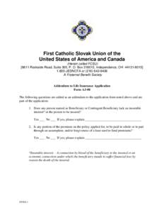First Catholic Slovak Union of the